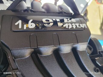 Motor 1,6 BSE  137t.km najeto  záruka - 11