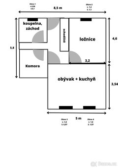 Pronájem bytu 2+kk v Jihlavě - 11