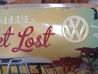 PLECHOVÁ CEDULE VW TRANSPORTER HIPPIES - 11