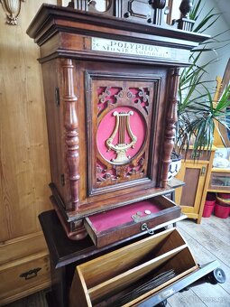 Starožitný Polyphon Musikwerke Leipzig, Německo, 1896 - 11