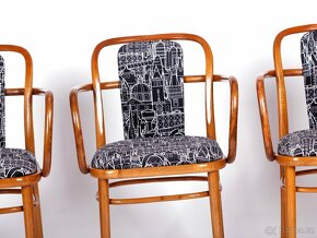 Židle, křesílka TON, návrh J Hoffman, 4ks - 11