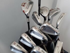 PROFI GOLFOVÝ SET WILSON 13HOLÍ+BAG+COVERY,PC= 38.000,- - 11