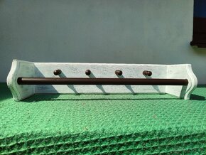 Retro vintage věšák (patina) - 11