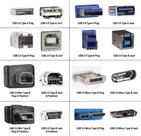 kabely USB 3.0 a 2.0 - 11