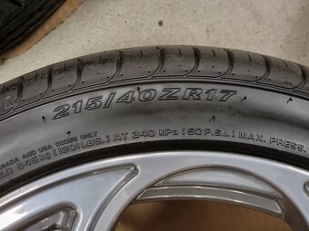 alu ALFA ROMEO GTA 7,5x17" 5x98 ET35 s pneu 215/40 R17 - 11