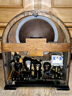 Starožitné rádio Telefunken 33WEa, rok 1930 - 11