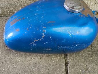 Nádrž Jawa velká kývačka 250 350 panelka sport 354 353 360 - 11