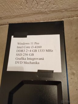 Kancelářske pc i3 ssd disk 8gb ddr3 ram - 11