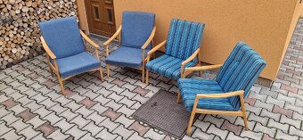 Retro kresla +stolek - 11