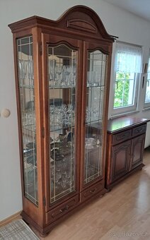 Skříň prosklená, komoda, nástavec, rohová skříňka - 11