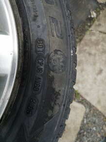ALU KOLA 14, 4x98 FIAT, obuté 185/70/14 ZIMNÍ - 11