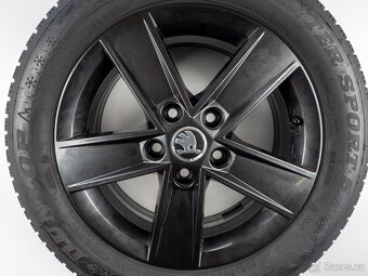 Škoda Octavia - Originání 16" alu kola - Zimní pneu - 11