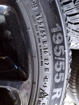 opel corsa cerne disky 4x108 R16 + 195/55/16 zima - 11