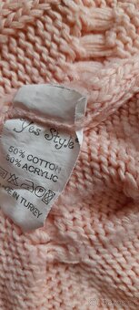 Yes Style meruňkový dlouhý kardigan - 11