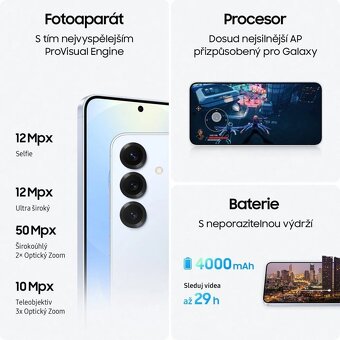 Samsung Galaxy S25 12GB/256GB, Icyblue, ZÁNOVNÍ - 11