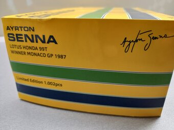 F1 LOTUS HONDA 99T MONACO 1987 AYRTON SENNA MINICHAMPS 1:18 - 11