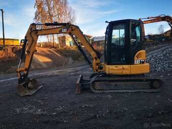Minibagr bagr.Caterpillar 305.5e ne kubota.jcb - 11