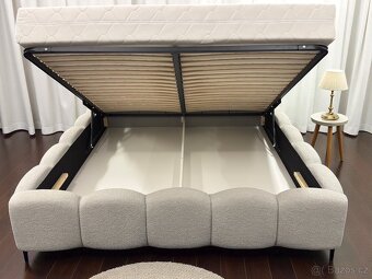 Manželská postel , uplne nový . Šedá | 180x200 , 160x200 | - 11