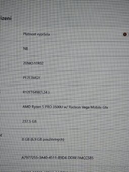 Lenovo ThinkPad T495 AMD Ryzen 5 - 11