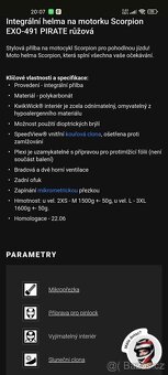 Integ. helma Scorpion EXO 491 Pirate vel. M - 11