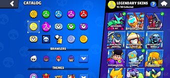 Brawl stars účet 95k trophy, 2 prestige, 3Xmasters - 11