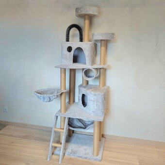 187 cm vysoké škrabadlo pro kočky - nové - 11