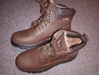 Nové kožené zimní vysoké boty CXS vel.45 - 11