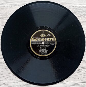 5 šelakových gramodesek z let 1930 – 1932, Československo 2 - 11
