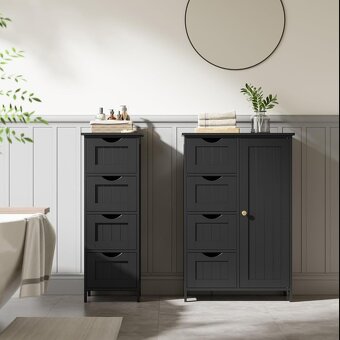 Černá mat skříňka - 11