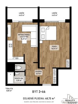 Prodej bytu 2+kk, 44 m² – Antonína Poledníka, Ostrava-Dubina - 11