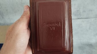 Starý fotoaparát Flexaret VI automat s brašnou, krabici aj - 11