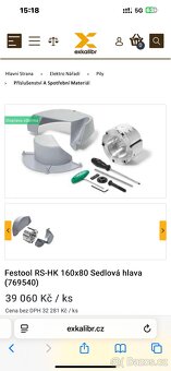 Tesařská sedlová fréza PROTOOL NPR 90 + další fréza navíc - 11