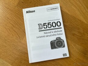 Nikon D5500 + nový objektiv a příslušenství - 11