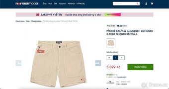 Nové kraťase Amundsen 7incher Concord G.Dyed Shorts Men - 11