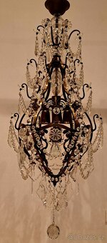 Velký starožitný lustr 1920-30 - 11