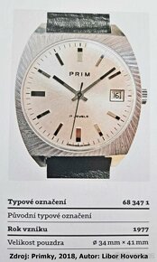 Československé Retro Vintage hodinky PRIM Štvorec 70. roky - 11
