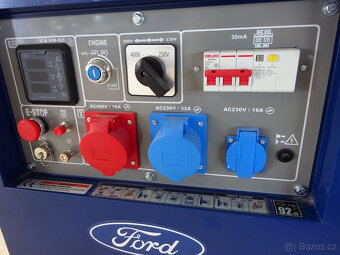 Dieselový generátor Ford FDT10200SE 400V 230V 7900 W generát - 11