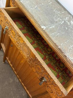 Art deco komoda s mramorem (134019) - 11