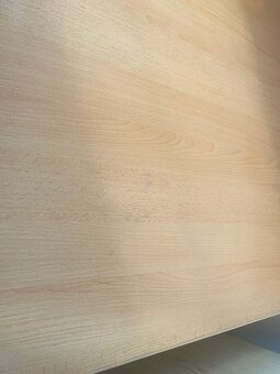 Psací stůl – světlé dřevo - 11