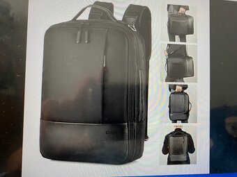 Batoh brašna na notebook Gimars hodně promyšlený USB zařízen - 11