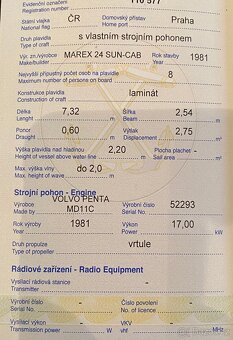 Motorová obytná loď Marex - 11