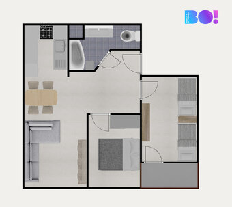 Prodej bytu 3+kk, 65,49 m², ul. Kpt. Stránského, Praha - Čer - 11