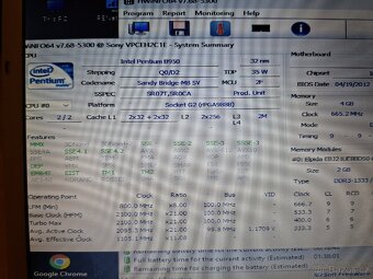 Notebook Sony Vaio VPCEH PCG-71811M - 11