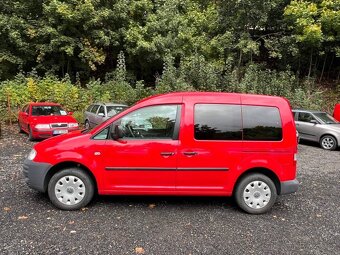 Volkswagen Caddy Life 1.6MPI 75 kW klima tažné serviska 2008 - 11