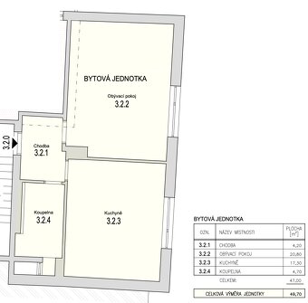 Prodej bytu 2+kk 47 m² Puškinova, Brno - Žabovřesky - 11