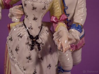 Stará porcelánová figurka z Nymphenburgu - 11