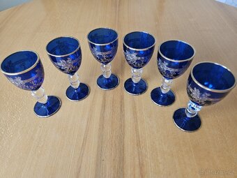 Skleněná souprava modrá - 11