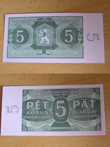 RU,ČSSR , ČSR- nevydanné bankovky , návrhy oboustranná kopie - 11