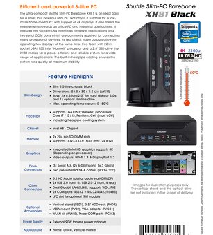 Mini PC i7-4790S 16GB DDR3 2x MiniPCIe 2x GigabitLan adaptér - 11
