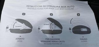 Nový střešní box na auto ARTPLAST ART BA320 320 L - 132cm - 11
